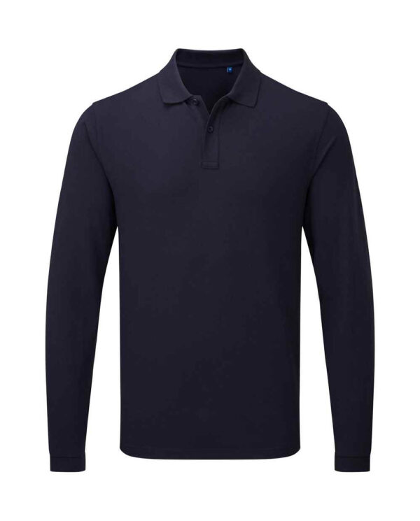 Premier Essential Unisex Long Sleeve Polo Shirt