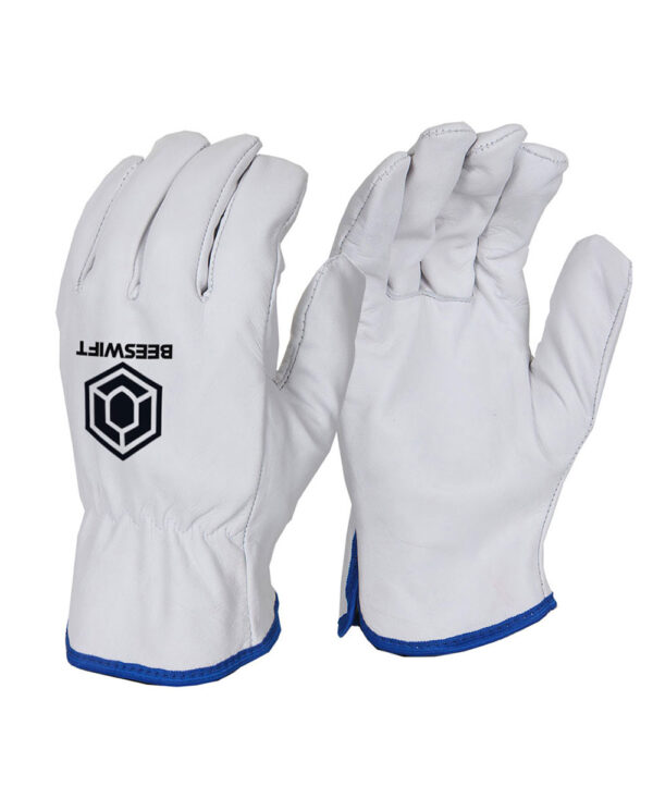 Quality Lined Drivers Gloves Grey